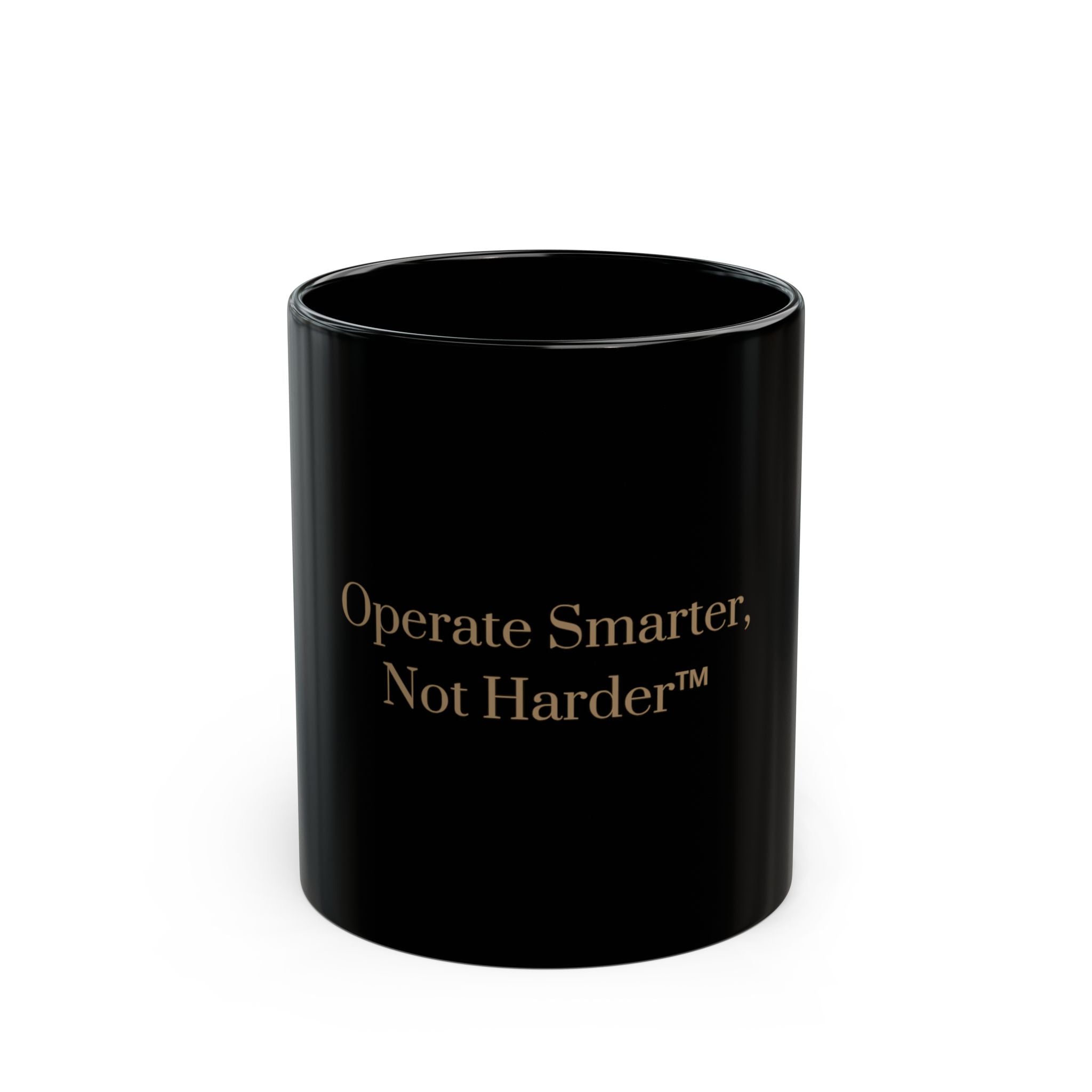 Operate Smarter Not Harder Mug — Signature Executive Ceramic Coffee Mug for Entrepreneurs | LUMENORA
