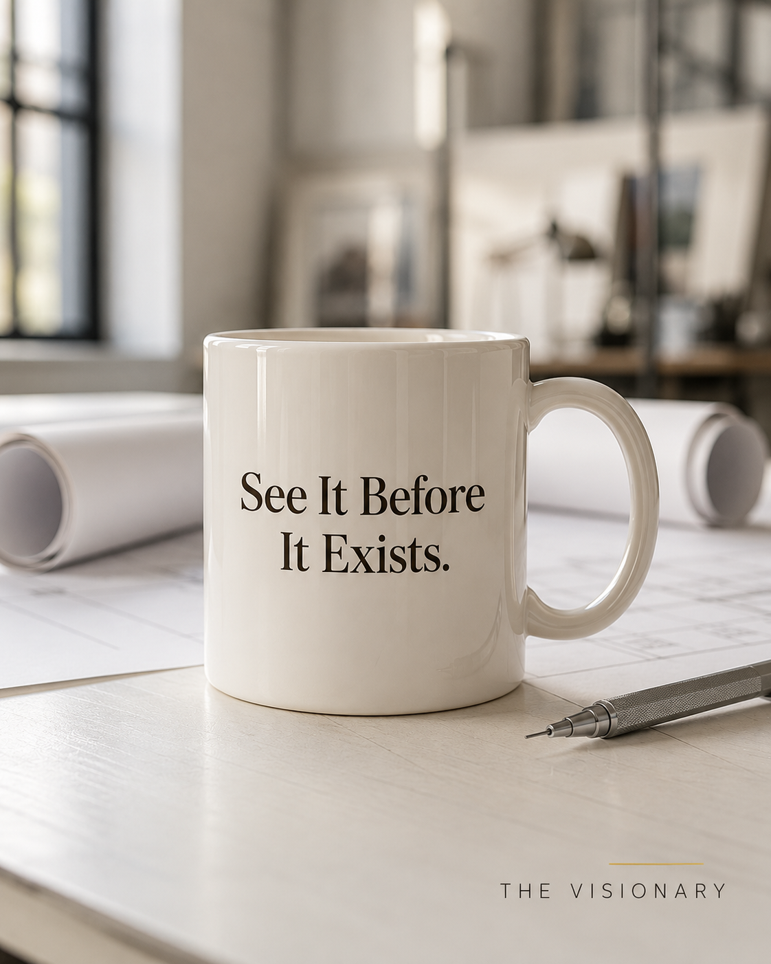 Visionary Gift Mug — Creative Director & Founder Ceramic Coffee Mug for Entrepreneurs | LUMENORA