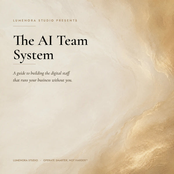 The AI Team System — A Guide to Building the Digital Staff That Runs Your Business Without You